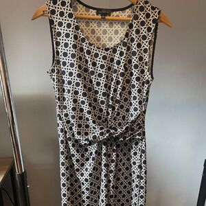 Sleeveless Stretch Midi Work Dress by The Limited